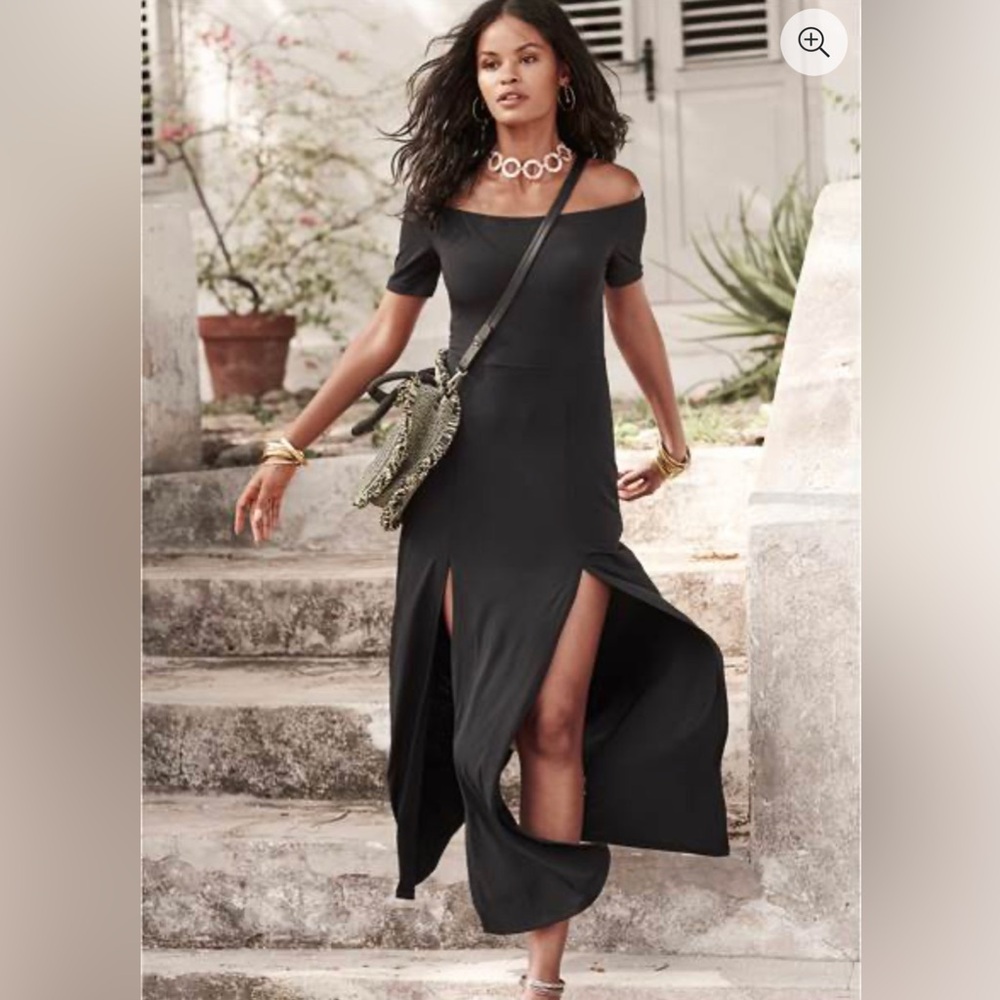 Slit detail Maxi dress (US 4-6)